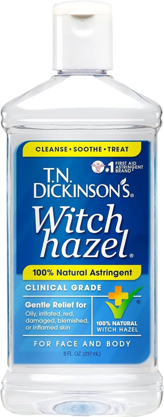 Dickinson's Witch Hazel All Natural Astringent 8 oz (Pack of 4)