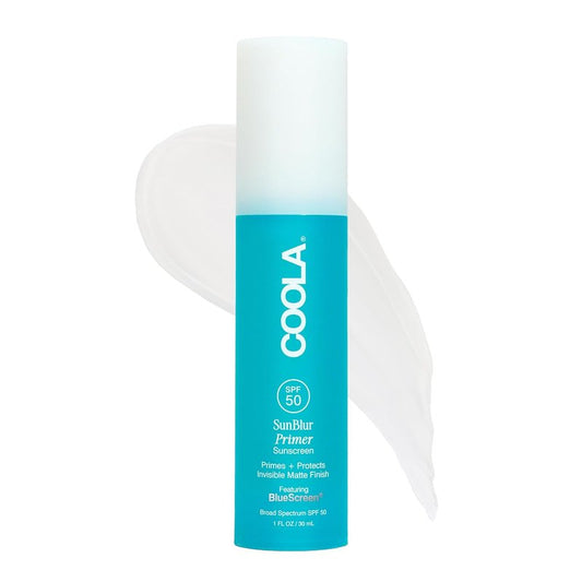 Coola SunBlur Makeup Primer - SPF 50 Matte Finish, Long-Lasting Wear | 1.0 Fl Oz