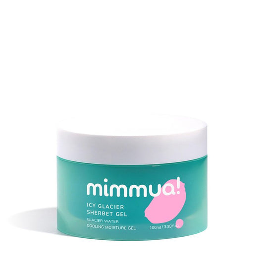 mimmua! Ice Sorbet Soothing & Cooling Face Moisturizer | Non-Comedogenic Gel Cream for Fungal Acne | Pore Minimizer for Face Under | Makeup Primer | Niacinamide & Silica for Sebum Control | 3.38 Fl Oz