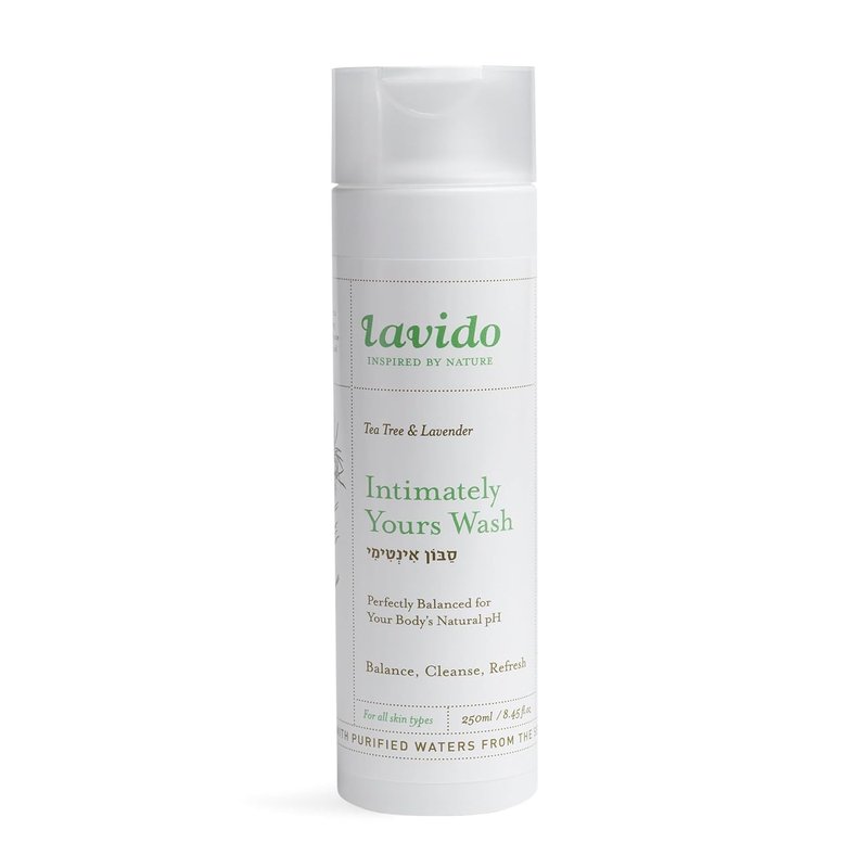 Lavido Intimately Yours Wash - Clean Non-Toxic Skincare with Tea Tree & Lavender | 8.4 fl oz (250 ml)