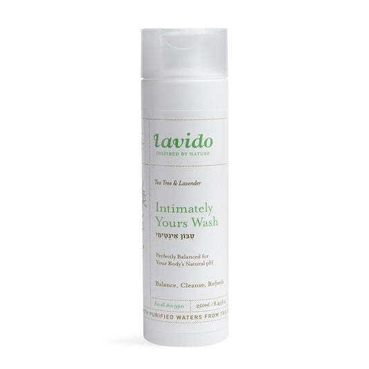 Lavido Intimately Yours Wash - Clean Non-Toxic Skincare with Tea Tree & Lavender | 8.4 fl oz (250 ml)