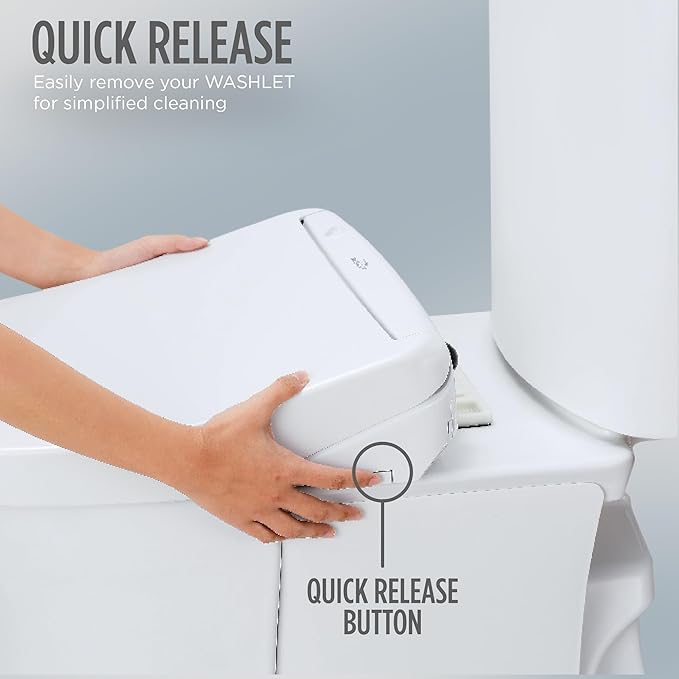 TOTOÂ® WASHLETÂ® S7A Electronic Bidet Toilet Seat with EWATER+Â® Bowl and Wand Cleaning and Auto Open and Close Classic Lid, Elongated, Sedona Beige - SW4734#12