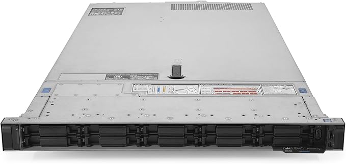 Dell PowerEdge R640 Server 2.30Ghz 24-Core 128GB RAM + 16TB NVMe SSDs + Rails (Renewed)