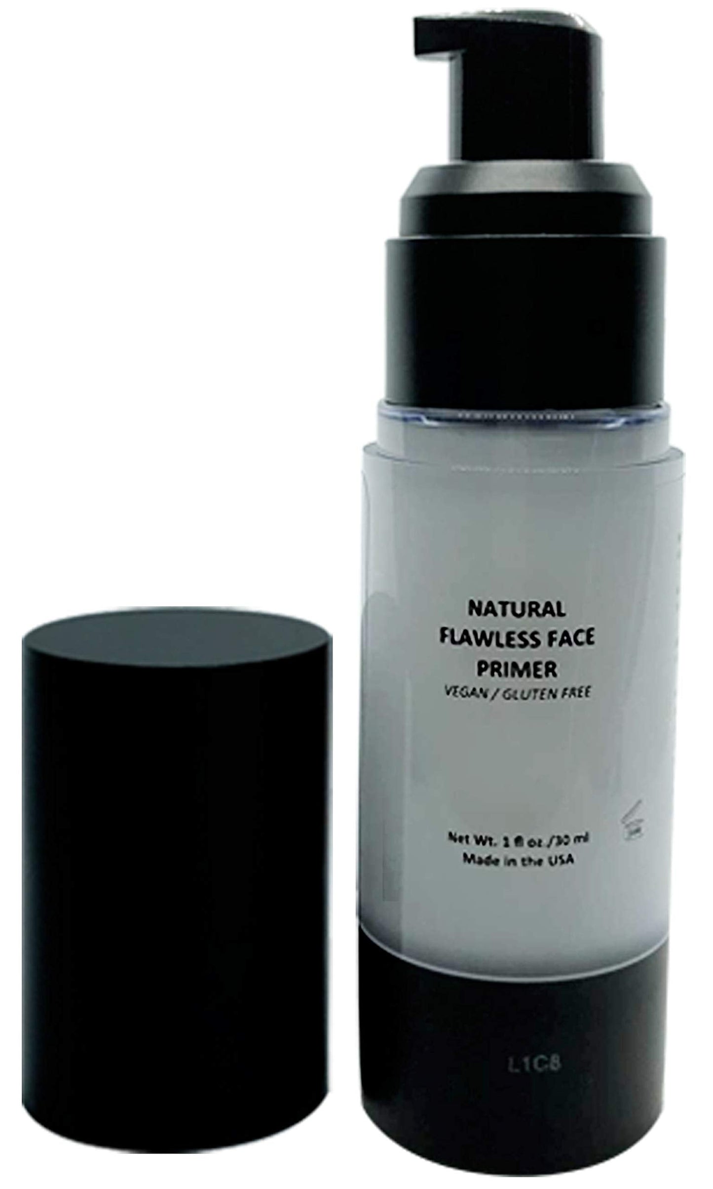 Mom's Secret Natural Flawless Face Makeup Primer, Organic, Vegan, Gluten Free, Non GMO, For All Skin Types, Paraben Free, Cruelty Free, Made in the USA, 1oz