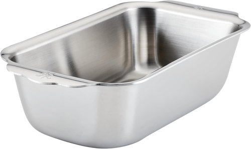 Hestan Provisions OvenBond | Tri-Ply Clad Stainless Steel 1-Pound Loaf Pan (9" x 5")