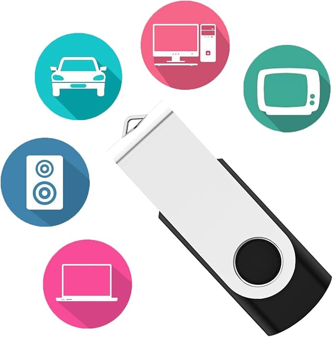 Maspen 20 Pack 16GB USB Flash Drive 2.0 Bulk USB Thumb Drives Memory Stick Jump Drive Zip Drives (16GB, 20 Pack)