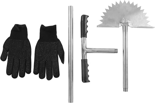 Manual Lawn Edger with Saw Tooth Blade, Half Moon Edger Lawn Tool, Stainless Steel Garden Edger with T Grip Handle for Cleaning Edges Along Sidewalks Driveways and Flower Beds