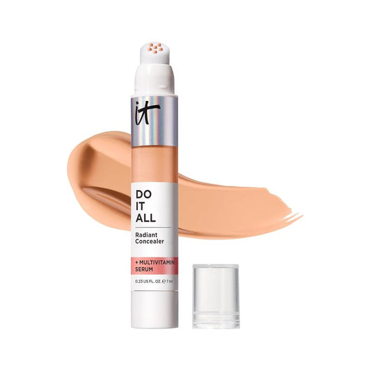IT Cosmetics Radiant Concealer - Hydrating Creaseless Formula with Niacinamide & Hyaluronic Acid | 0.2 Fl Oz