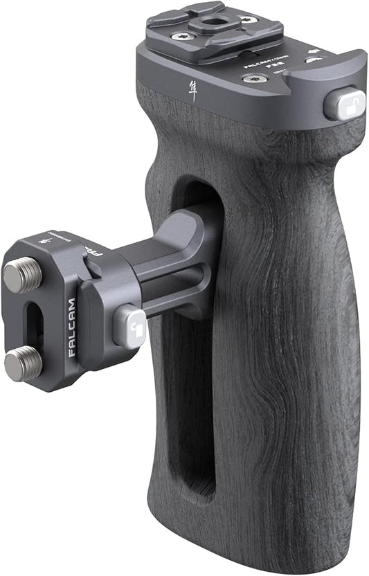 FALCAM F22 Quick Release Handle, Camera Side Handheld Grip Convert 1/4" Thread to F22 QR System, 22mm Aluminum Video Shooting Accessory Filmmaker Photographer You-Tuber Must Have