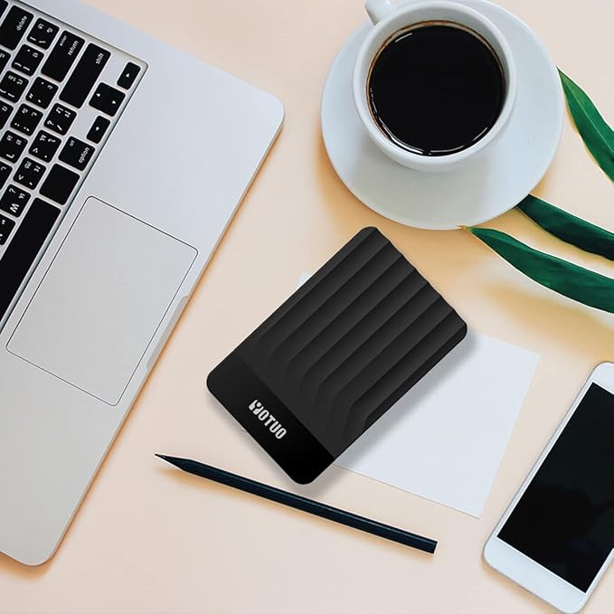 YOTUO 320GB External Hard Drive, Portable Storage Expansion HDD, USB 3.0 & USB-C for PC, Mac, Desktop, Laptop, Smartphone, PS4, Xbox One, Xbox 360, Office & Game