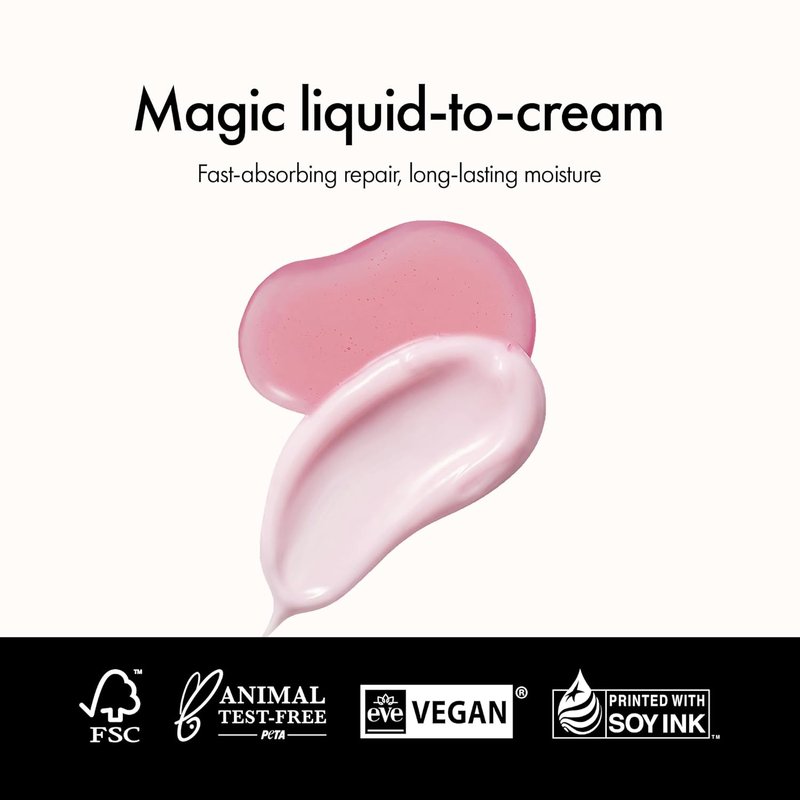 Rosy Night Hair Ampoule Treatment - Water-to-Cream Repair for Damaged Hair with Peptides & Amino Acids | 6.76 fl oz