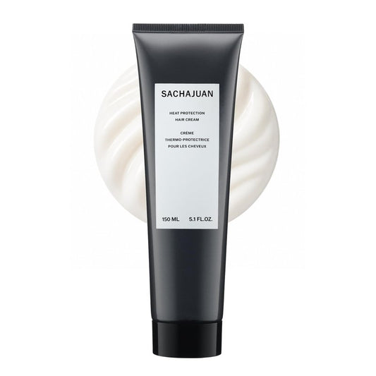 SACHAJUAN Heat Protection Hair Cream | Heat Protectant Up to 446°F for Blow Dryer, Straightener & Curling Iron | Reduces Frizz, Adds Shine & Strengthens | Paraben-Free | 5.1 oz