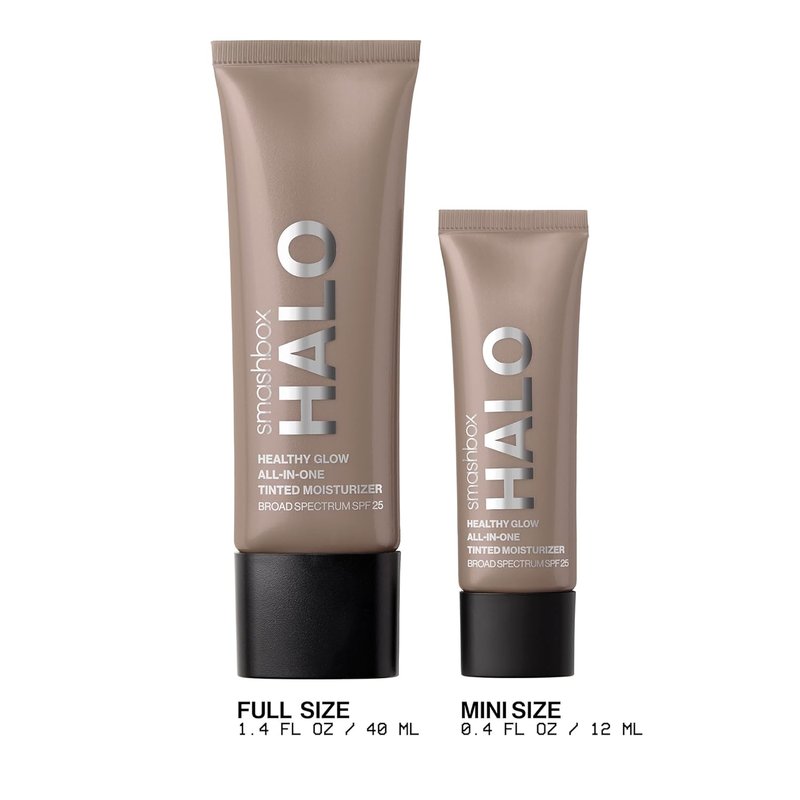 Smashbox Halo Healthy Glow Tinted Moisturizer SPF 25 - 24-Hour Hydrating Coverage with Hyaluronic Acid & Niacinamide