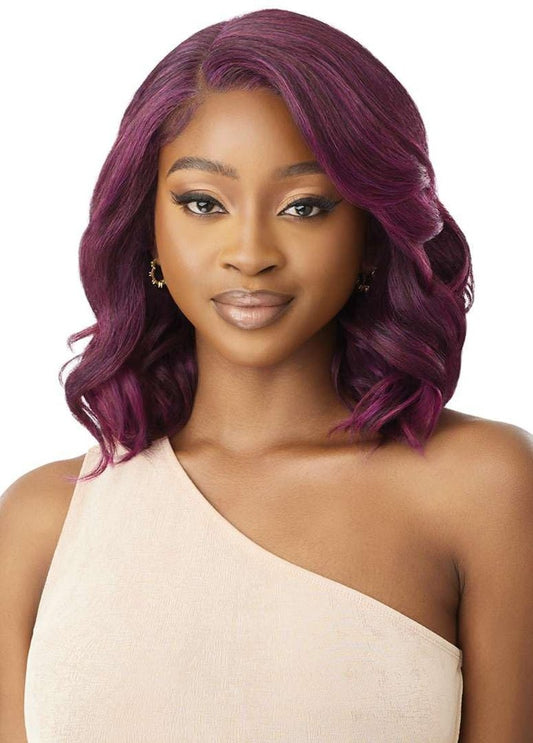 Outre Lace Front Wig - Melted Hairline - Judi (DR PINK BLUSH)