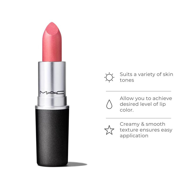 MAC Frost Lipstick - Bombshell Shade | Long-Lasting, Moisturizing Formula