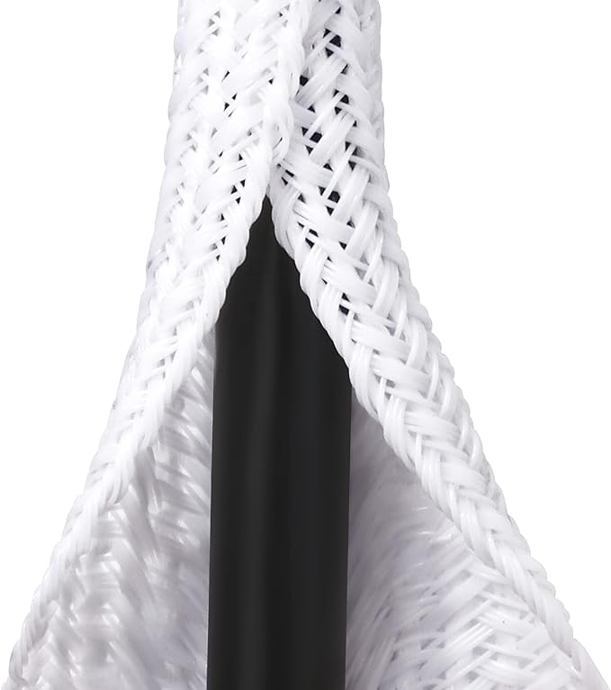 20ft 1/4 inch White Cable Sleeve