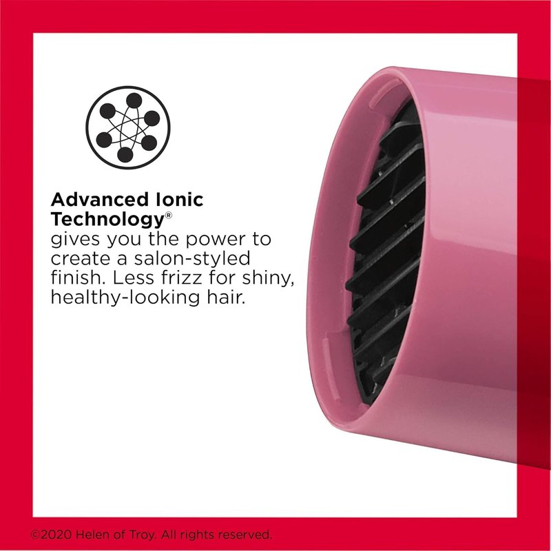 Revlon 1875W Lightweight Hair Dryer | For Easy Smooth Styling (Pink)