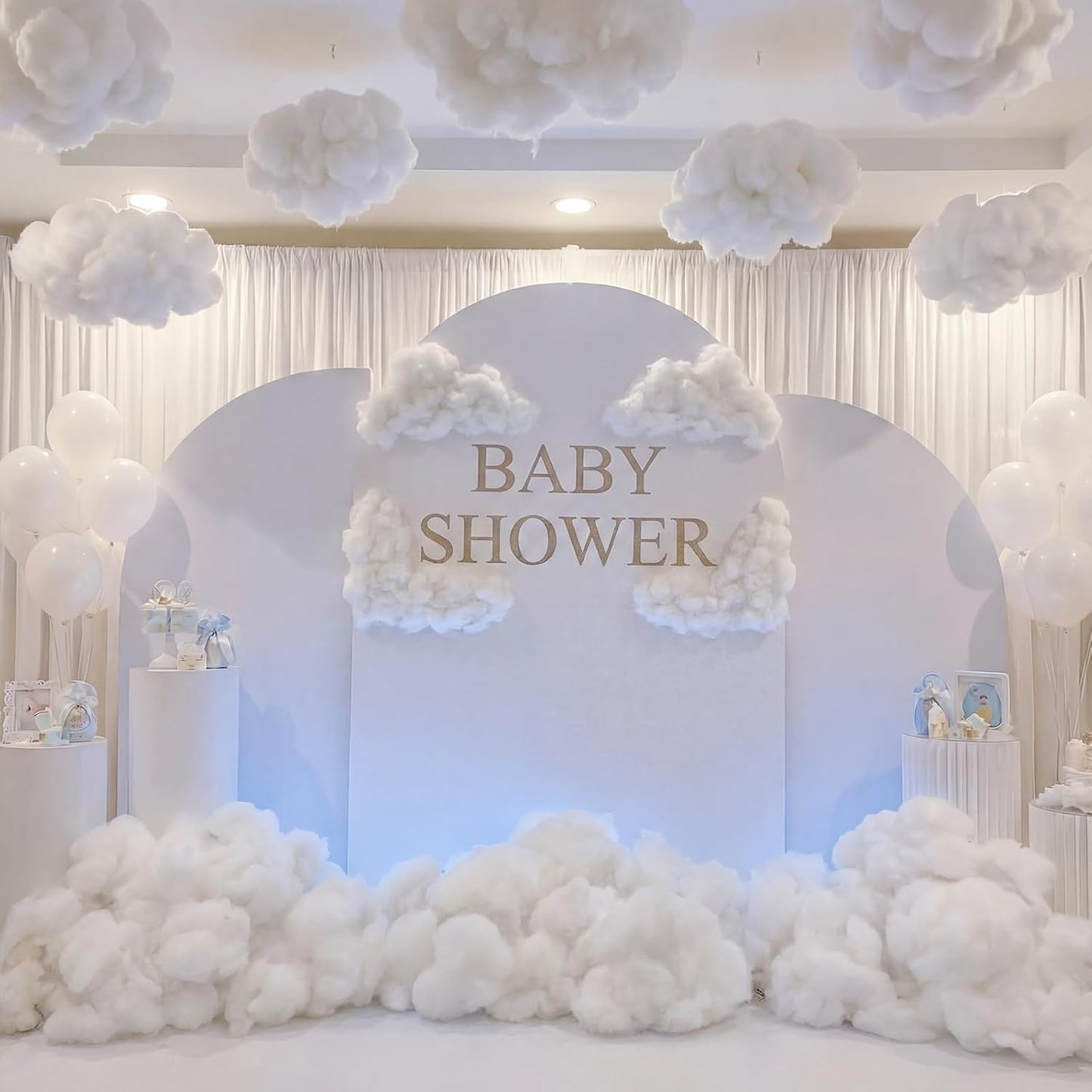 Shappy Christmas Fake Snow | 88.19 Ounce Artificial Cloud Fiber for Indoor Winter Decor