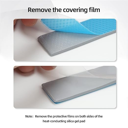 Maxtor 1.0mm Thermal Pad, 14.8 W/mK High Performance Heat Conductive Silicone Pad (120x120mm) - Non-Conductive Heatsink Gap Filler for GPU VRAM, M.2 SSD, CPU, PS5, Laptop & PC Cooling