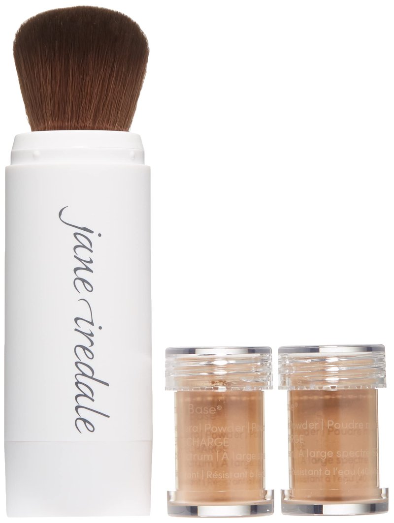 jane iredale Amazing Base Refillable Brush, Warm Brown, 0.18 oz.