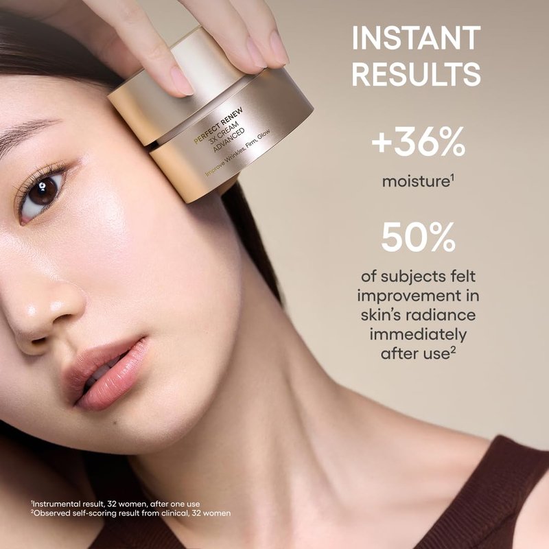 LANEIGE Perfect Renew 3X Cream – Anti-Aging Moisturizer with Peptides & Encapsulated Retinol to Visibly Firm Skin & Smooth Texture