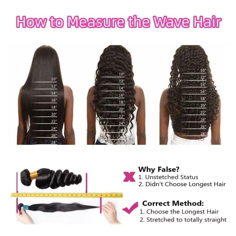 Loose Wave Bundles Human Hair 3Bundles Brazilain Virgin Loose Wave Human Hair Bundles Natural Black Color Can be Dyed (Natural Black, 10 10 10 Inch)