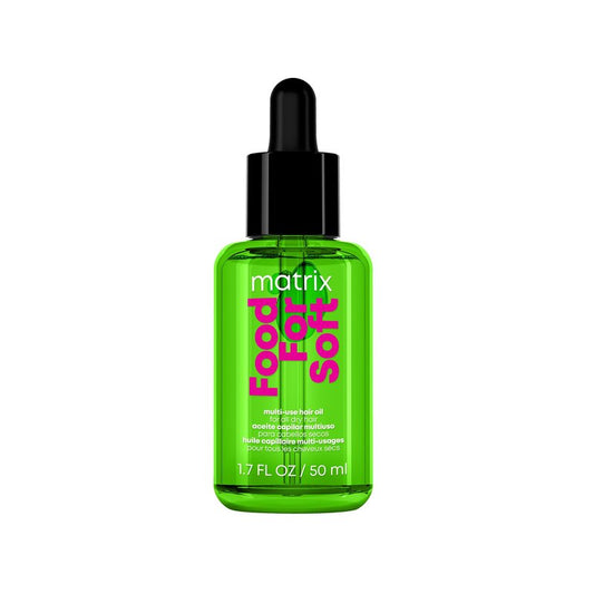 MATRIX Food For Soft Serum Oil For Dry and Brittle Hair - Softens, Smooths and Adds Shine With Heat Protection, Repairing Leave In With Avocado Oil, For All Hair Types