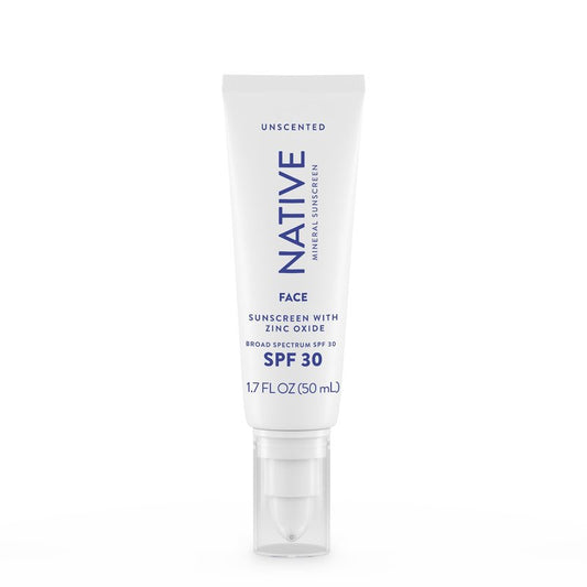 Unscented Mineral Face Lotion - SPF 30-1.7 fl oz