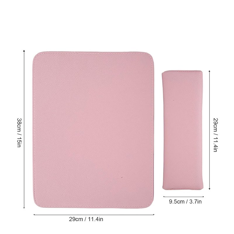 Nail Armrest Cushion for Salon - Soft Beauty Hand Holder Mat | Pink Manicure Tool Set