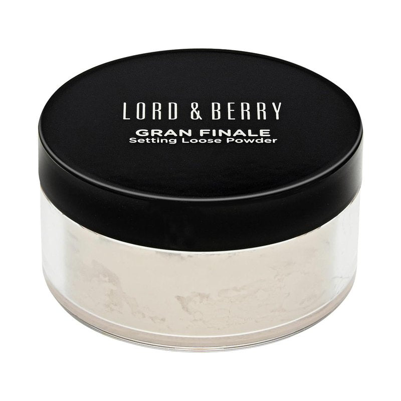 Lord and Berry Gran Finale Setting Loose Powder - Translucent Powder - Reduces Appearance of Pores and Controls Shine - 8301 Translucent - 0.42 oz.