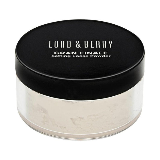 Lord and Berry Gran Finale Setting Loose Powder - Translucent Powder - Reduces Appearance of Pores and Controls Shine - 8301 Translucent - 0.42 oz.