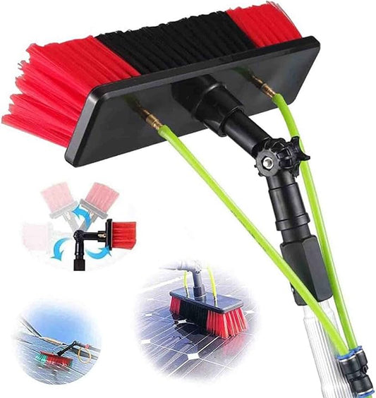 Photovoltaic Panel Cleaning Window Clean 5-12M Water Fed Telescopic Brush Extendable Cleaner Conservatory Roof Cleaning Tools 12M Rod 30Cm Brush Head,12M,50Cm Brush Head,9m,30cm Brush Head