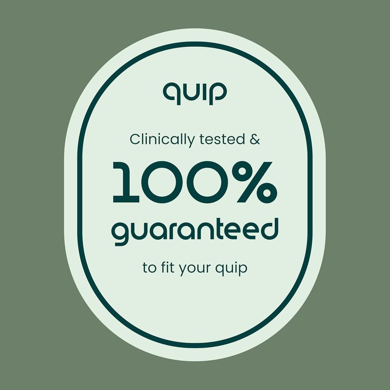 Quip Sonic Toothbrush Replacement Heads - Soft Bristle Refills for Electric Toothbrushes | 3 Pack, Lasts 3 Months Each