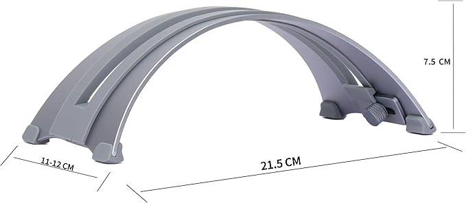 Psitek Adjustable Vertical Laptop Stand - 6061 Aluminum, CNC Precision, Anodized Finish, Fits All Laptops Including 17-inch, Ventilated Design, Anti-Slip Silicone Pads, ARC Shaped Stands