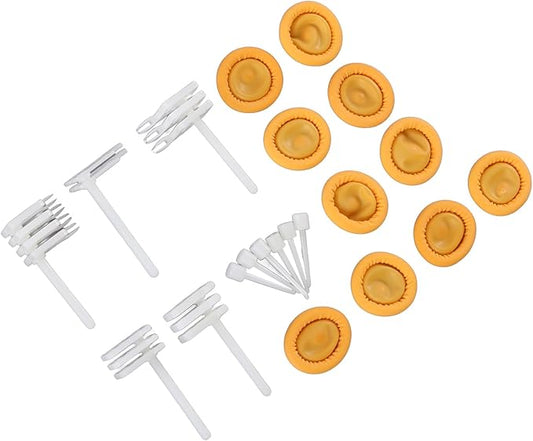 Aqur2020 21 Pcs Hard Drive Head Replacement Comb Set, HDD Data Recovery Tool Kit with ABS Magnetic Head Repair Combs for Secure Fixation 104 123 203 302 403
