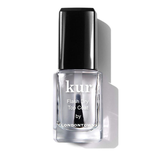 LONDONTOWN Nail Polish Top Coat - Fast Dry, Chip Resistant Clear Lacquer | High Shine or Matte Finish