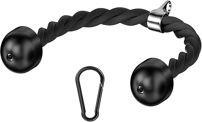 JOTUPLUN Cable Machine Attachment for Home Gym, Tricep Press LAT Pull Down Attachment, Cable Machine Accessories, Tricep Press Down Cable Attachment for Weight Fitness Multiple Options