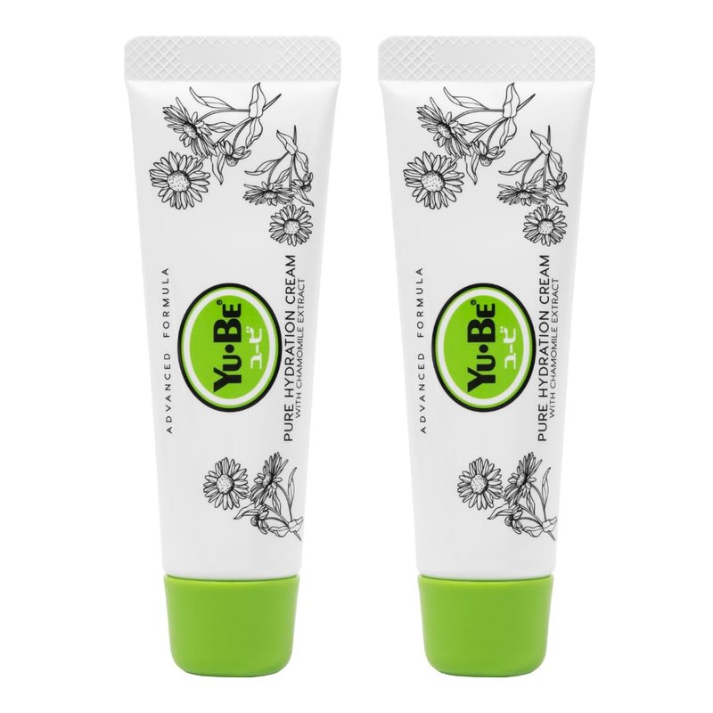 Yu-Be Hydration Cream Duo - Oil & Fragrance Free Moisturizer for Sensitive Skin | Safe for Face, Body & Hands