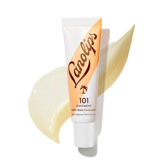 Lanolin 101 Multipurpose Ointment - Lanolin Lip Balm & Healing Ointment for Skin Barrier Repair - Moisturizer for Dry Lips, Cuticles & Elbows - No Petroleum Formula - Coconutter (0.35 oz)