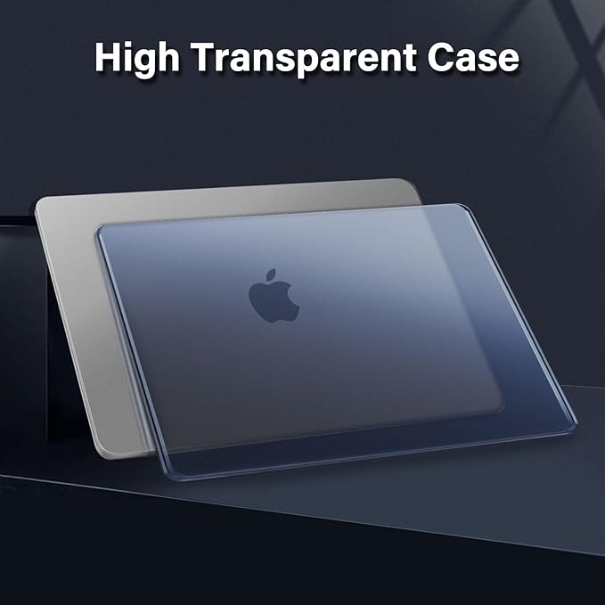 MOSISO Compatible with MacBook Pro 16 inch Case M5 2026 M4 M3 M2 M1 2025-2021 A3429 A3428 A3403 A3186 A2991 A2780 A2485, 4 in 1 Kit Seamlessly Closes Anti-Fingerprints Hard Shell, Midnight Blue