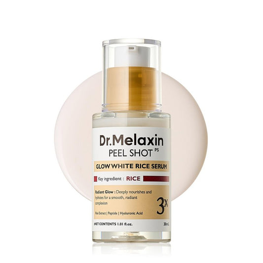Dr.Melaxin Peel Shot Glow Rice PDRN Serum 30ml Facial Skin Care Smooth Texture For Pore Care Korean Skin Care