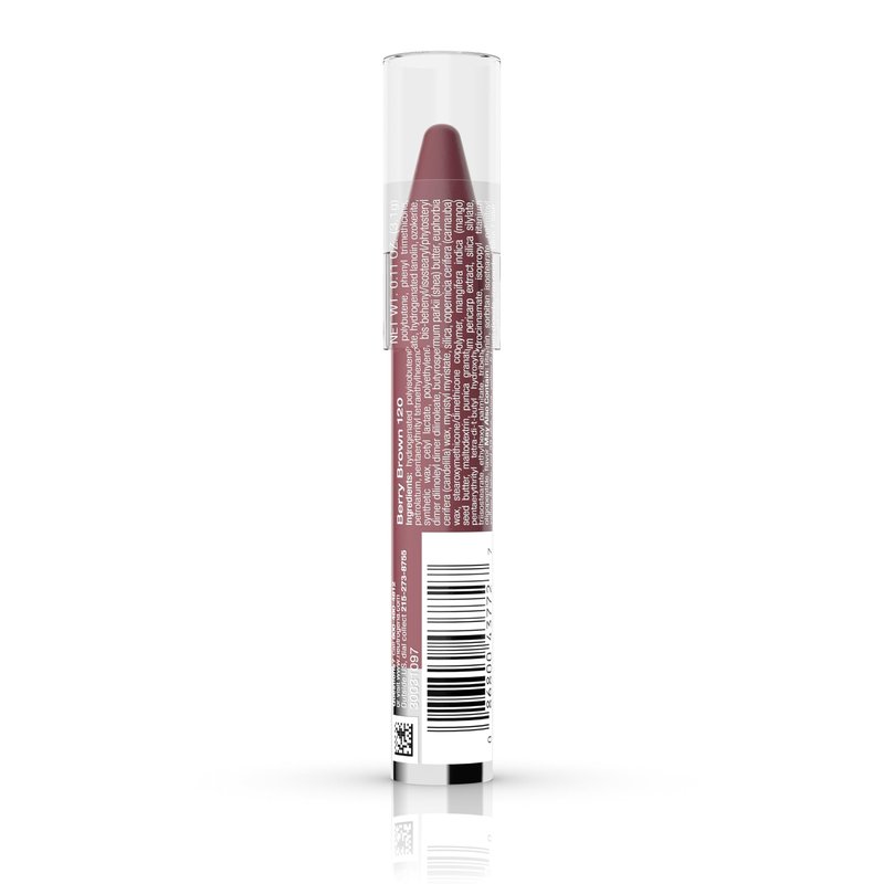 Neutrogena Moisture Smooth Color Stick for Lips, Moisturizing and Conditioning Lipstick with a Balm-Like Formula, Nourishing Shea Butter and Fruit Extracts, 120 Berry Brown.011 oz (Pack of 1)