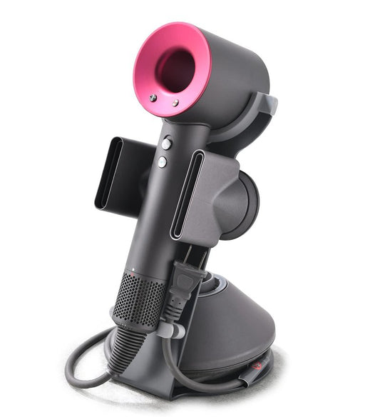 PUROSUR Hair Dryer Stand for Dyson Supersonic, Hair Dryer Holder Organizer for Diffuser Nozzle, Bathroom Countertop Storage Stand
