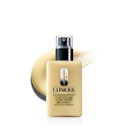 Clinique Dramatically Different Moisturizing Gel | Oil-Free Face Moisturizer For Combination Oily to Oily Skin Types | Step 1 in 3-Step Skin Care Routine, 6.7 Fl Oz