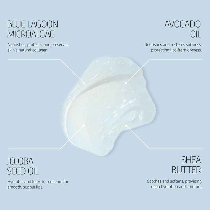 Blue Lagoon Skin Science - Natural Nourishing Lip Balm | Bioactive Icelandic Skincare, 0.33 oz (10 ml)