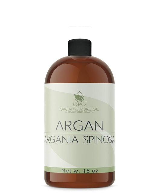 Moroccan Argan Oil - Pure & Natural Moisturizer for Hair, Skin, and Body | 16 Oz Unscented Deodorized
