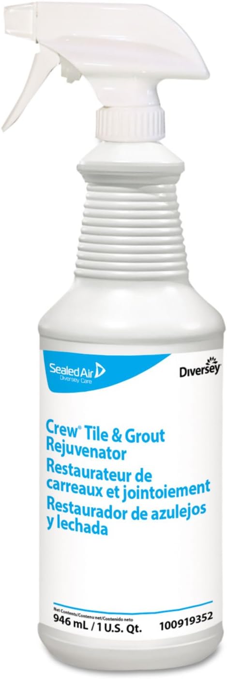 Diverseyâ¢ CrewÂ® Tile And Grout Rejuvenator, Unscented, 32 Oz, Pack Of 12 Bottles