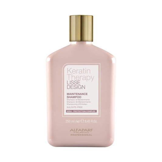 ALFAPARF MILANO Lisse Design Keratin Shampoo for Damaged Hair - Anti-Frizz - Maintains Brazilian Keratin Therapy Treatments - Smoothing, Straightening, Hydrating with Collagen (8.45 oz)