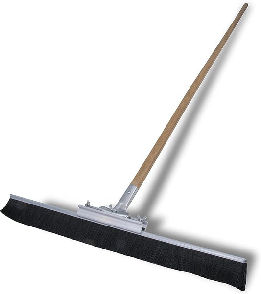 MARSHALLTOWN Heavy Duty Seal Coating Asphalt Brooms, 24 Inch Size, Made in The USA, RED700372