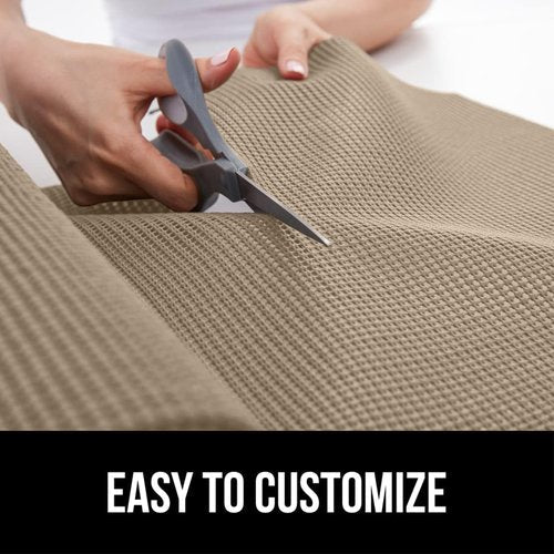 GORILLA GRIP Drawer Shelf Liner - Thick Non-Adhesive Protection for Cabinets & Drawers | 12" x 10', Beige